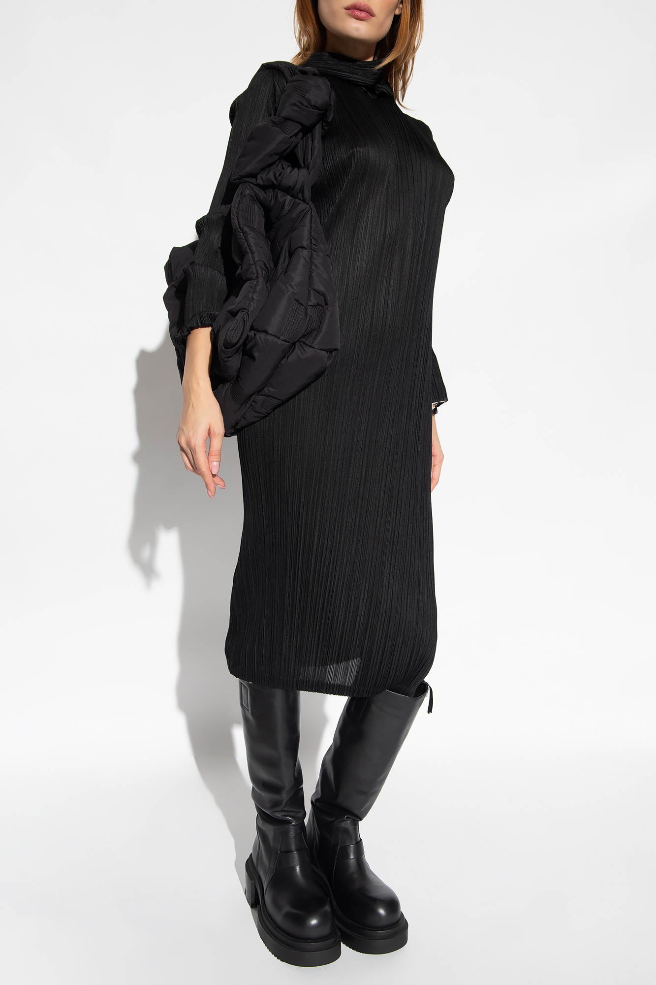 Black Pleated dress Issey Miyake Pleats Please - Otheniapw